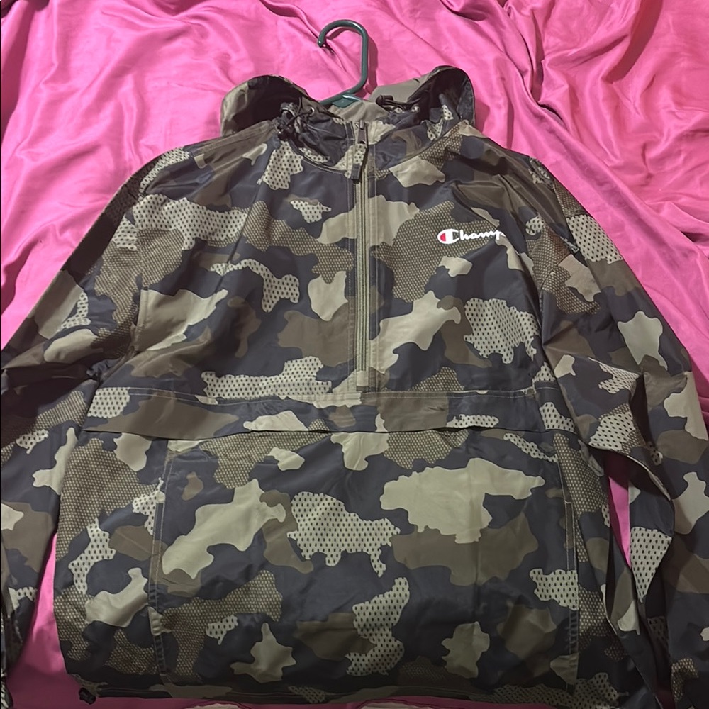 Champion Brown Camo Hooded Jacket